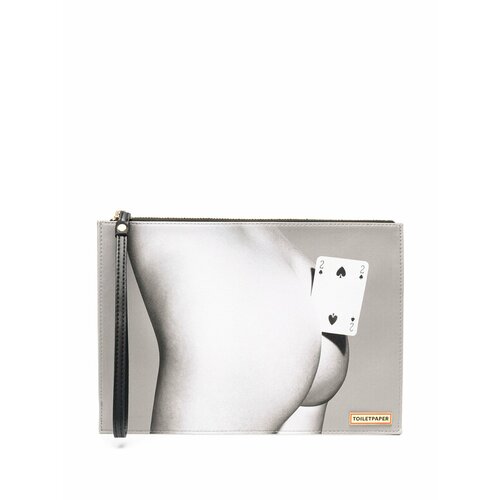 Сумка клатч Seletti, серый