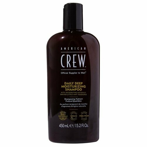 American CREW DAILY DEEP MOISTURIZING 450 мл США. Шампунь ежедневный увлажняющий.