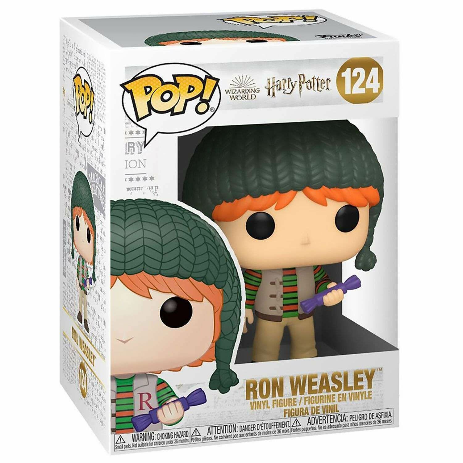 Фигурка Funko POP! Гарри Поттер: Рон в зимней шапке - фото №10