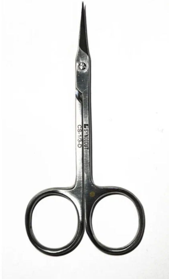 фото Ножницы для кожи изогнутые Metzger CS-1/3-D(CVD) SYNDICUT