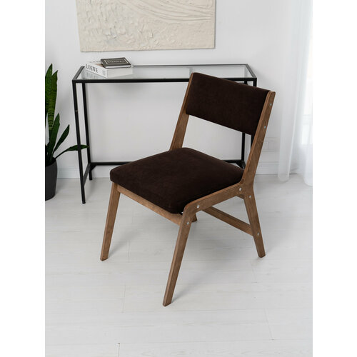 Стул SUPER коричневый, коричневое масло