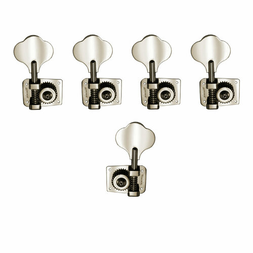 Колки 4+1 для бас-гитары HIPSHOT HB10 Fender Japan 21010N, хром