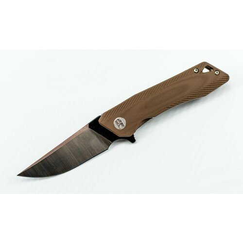 Складной нож MIRCO Thorn сталь 12C27, рукоять коричневый G10 складнйо нож beluga сталь 12c27 рукоять черная g10