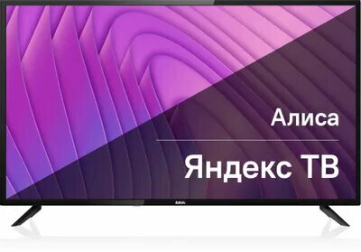 BBK 40LEX-7246/FTS2C (B), FULL HD, черный, смарт ТВ, YaOS