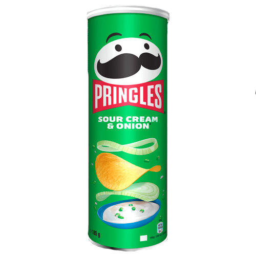 Чипсы Pringles сметана-лук, 185 г