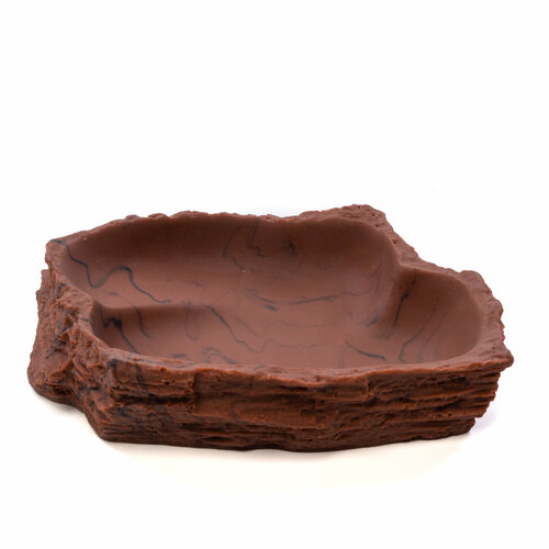 Кормушка-поилка для рептилий LUCKY REPTILE Dish Lava, 13x11x2,7см (Германия) кормушка поилка для рептилий lucky reptile sandstone 15x12x3см германия