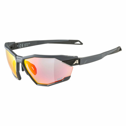 Солнцезащитные очки Alpina, серый очки солнцезащитные alpina defey серый матовый a8645 21
