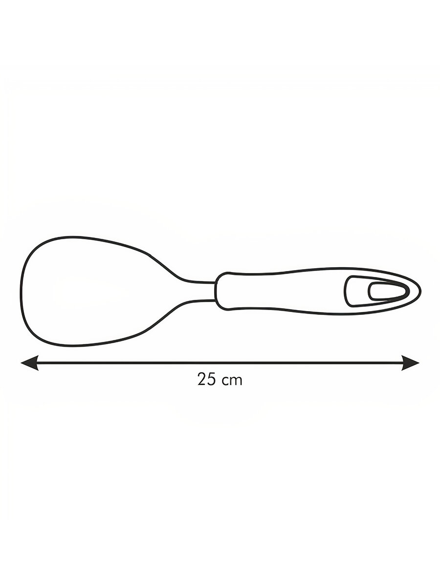 Ложка поварская Tescoma Presto 420354 для риса белый 25 см 1 шт.