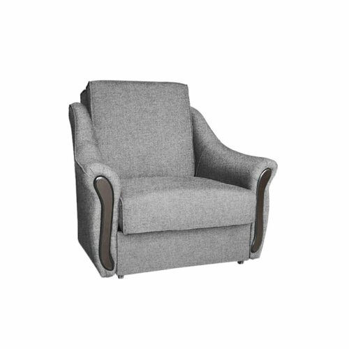 Кресло-кровать аккордеон Виктория - Серый рогожка 25470₽