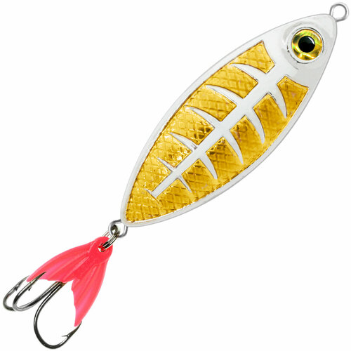 Блесна колебалка AQUA крок 9,0-грамм (40-мм), цвет 06 (золото, серебро)