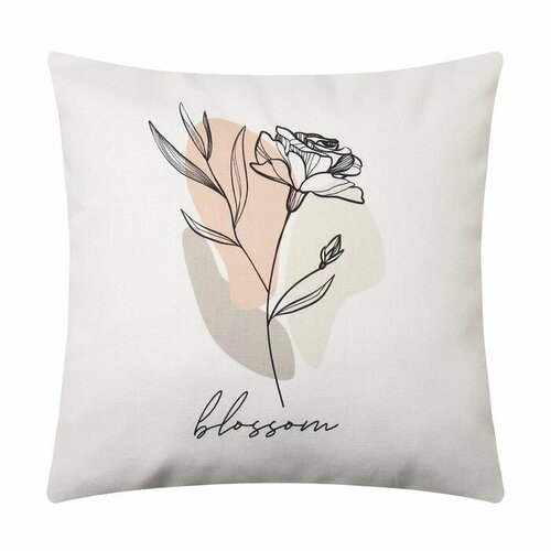 Наволочка декоративная Этель Blossom 40 х 40 см 100 хлопок 983₽