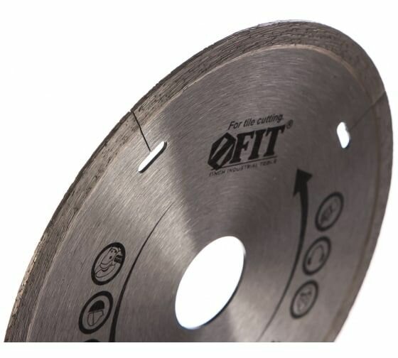 Алмазный отрезной диск для угловых шлифмашин FIT - фото №5