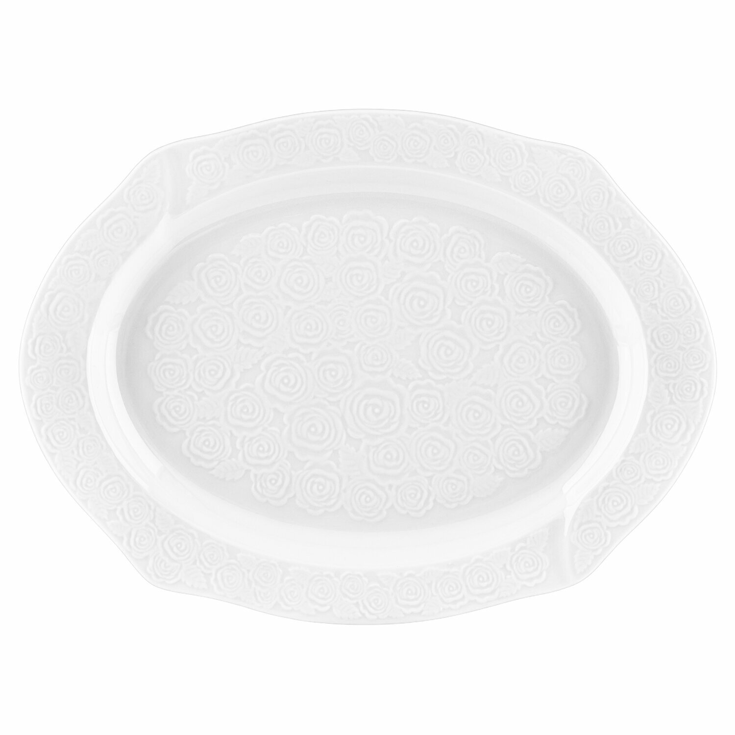 фото Блюдо 30,5х23х2 см Elan Gallery Розы