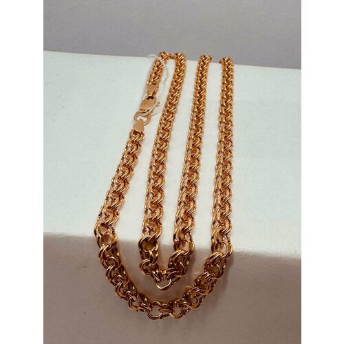 Цепь Костромской цепевязальный завод, красное золото, 585 проба, длина 45 см, средний вес 6.2 г