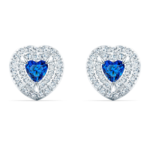 Серьги SWAROVSKI кристаллы Swarovski серебристыйголубой 4200₽