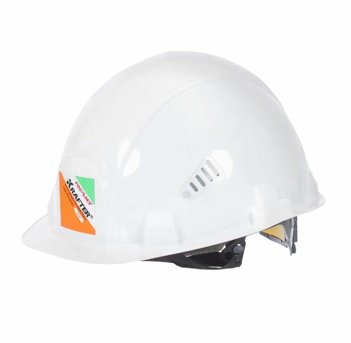 Каска защитная Krafter 75417LM цвет белый