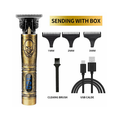 Универсальная электрическая машинка для стрижки Пиратская ЖК-дисплей золотой цвет 99600₽