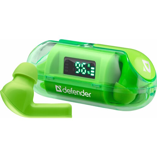 Беспроводные наушники Defender Twins 916 зеленый 984₽