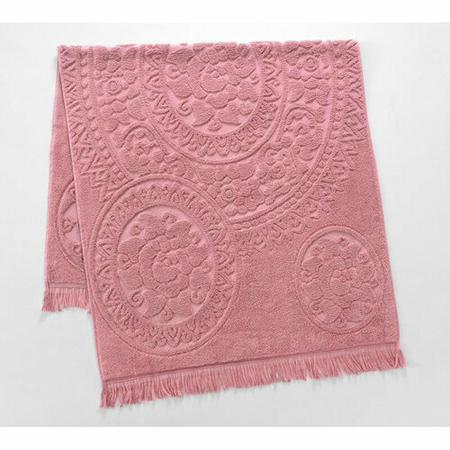 Полотенце 70х140 см махровое (Oqtosh Tekstil) Византия терракот