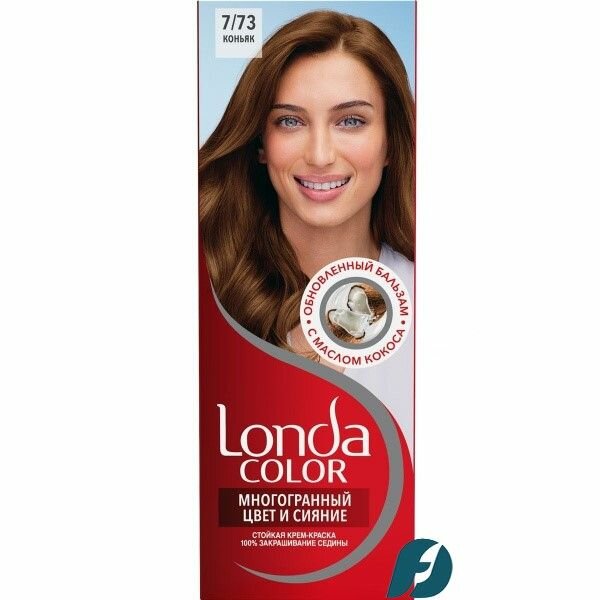 Картинки Wella LONDA COLOR 7/73 Крем-краска для волос - Коньяк, 110мл