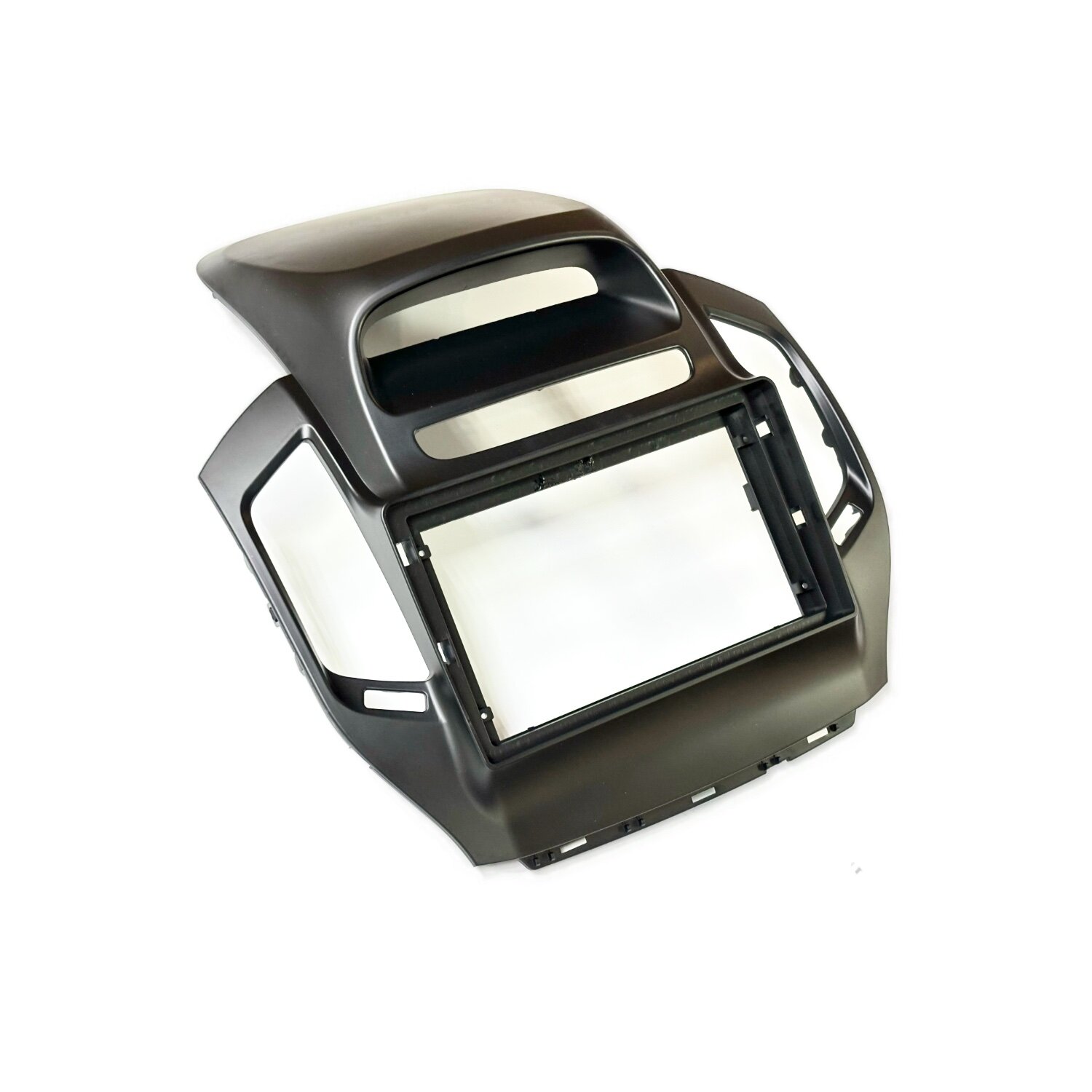 Переходная рамка Geely GC6 2013-2015 г, на 9-дюймов, черная матовая.