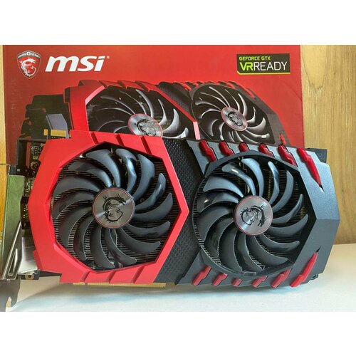 Видеокарта GeForce GTX 1070 MSI GAMING X 8GB Retail 17990₽
