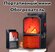 Портативный обогреватель Subor Flame Heater с пультом ДУ / Портативный мини обог...