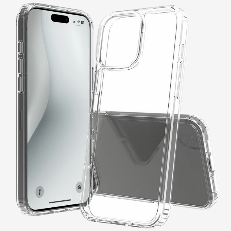 Защитный чехол для Apple iPhone 16 Pro Max Прозрачный защитный силиконовый