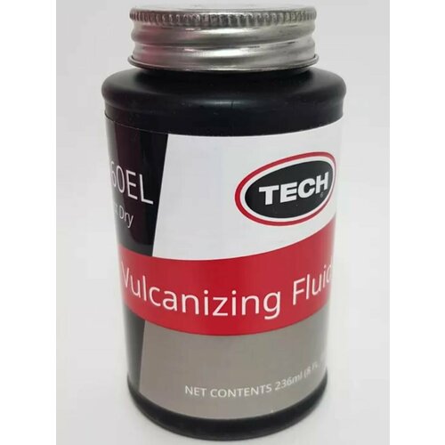 TECH 760EL Вулканизирующая жидкость клей шиномонтажный с кисточкой 236 мл 1190₽