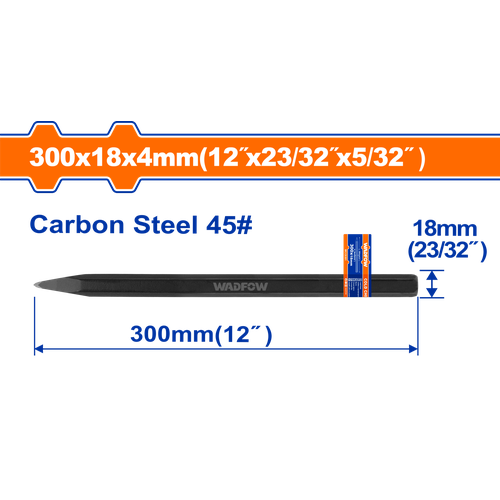Зубило WADFOW WCC0302 300x18 мм