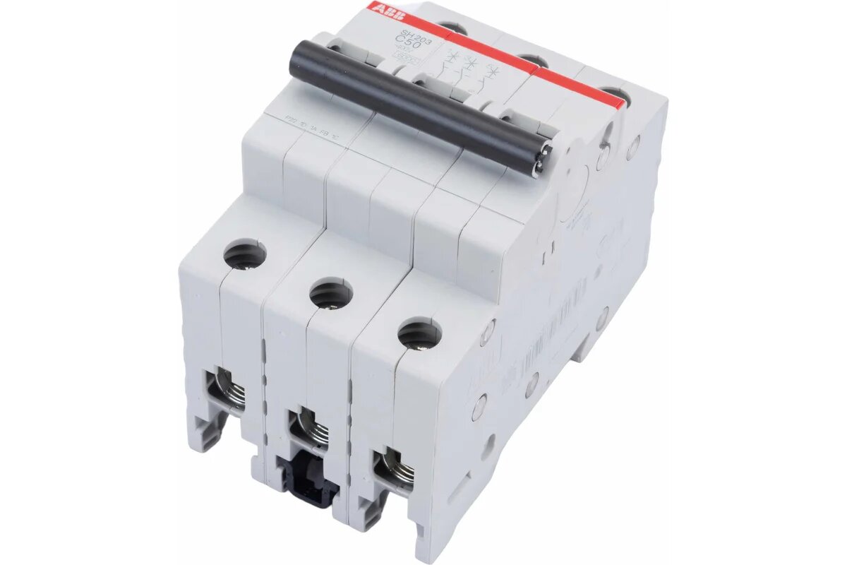 Автоматический выключатель ABB sh203 3-полюсной, c50 2CDS213001R0504