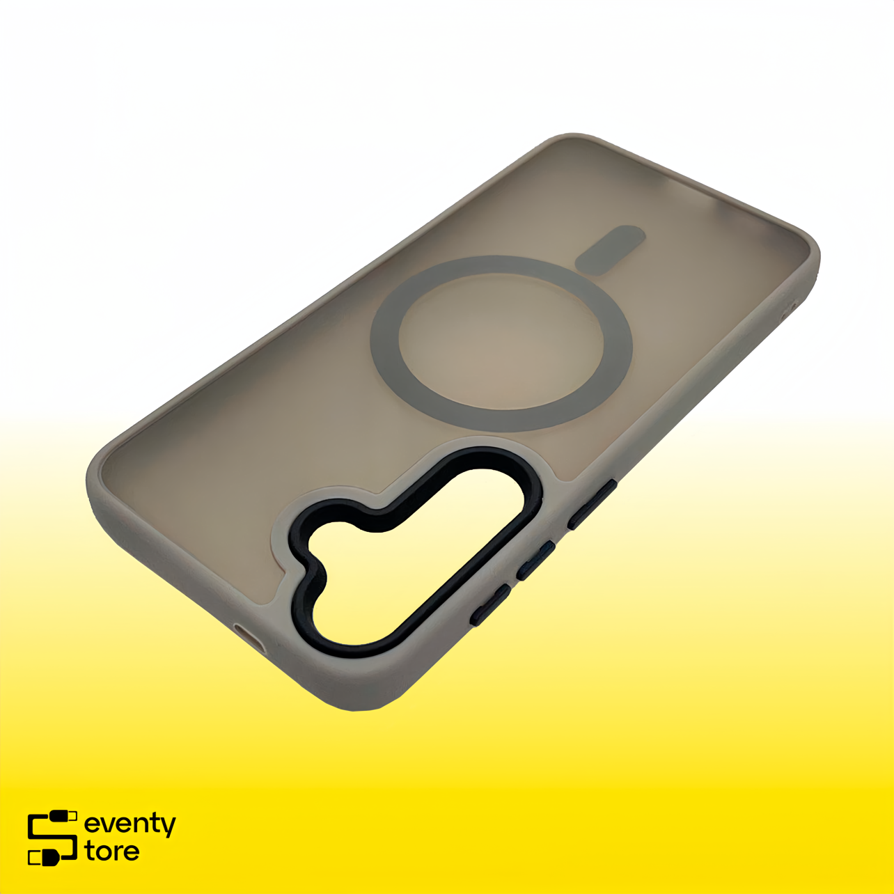 Чехол Grey Case, для Samsung S24 , серый, матовый, с поддержкой MagSafe — фото 1