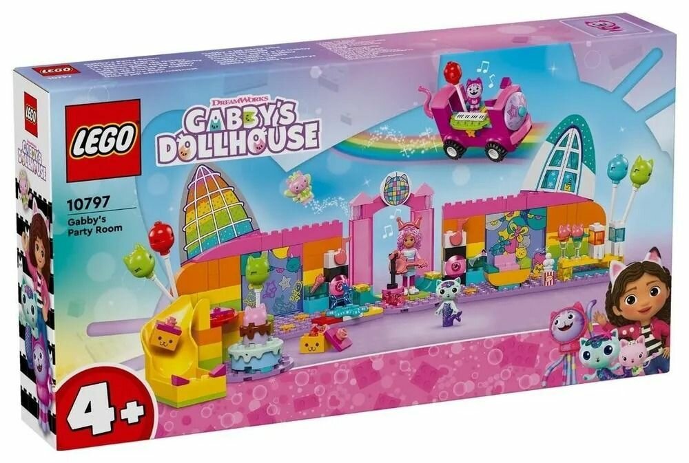 Конструктор LEGO Gabby's Dollhouse Комната для вечеринок Габби, 10797