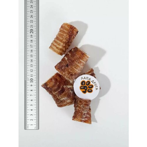 Лакомство "Лапа друга" для собак - Трахея говяжья 80гр. 5-8см.