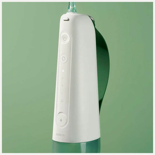 Изображение товара Ирригатор Oclean W10 с 2 насадками зеленый Импульсный Импульсный