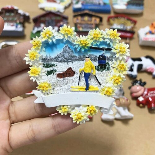 Магниты для холодильника Швейцария Лавандовый 517₽