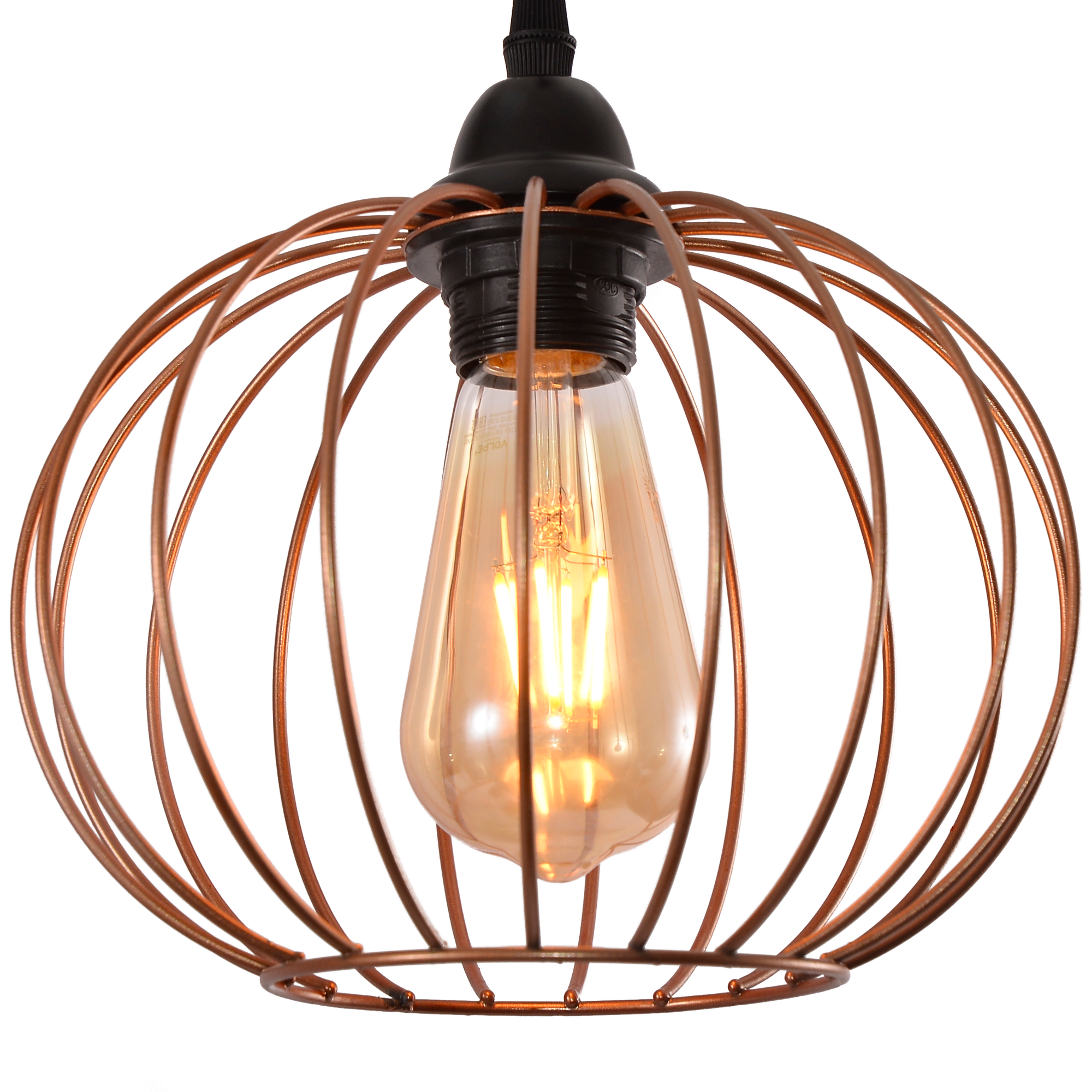Абажур Мультисвет 526-18 E27 медь металл 22x16 см