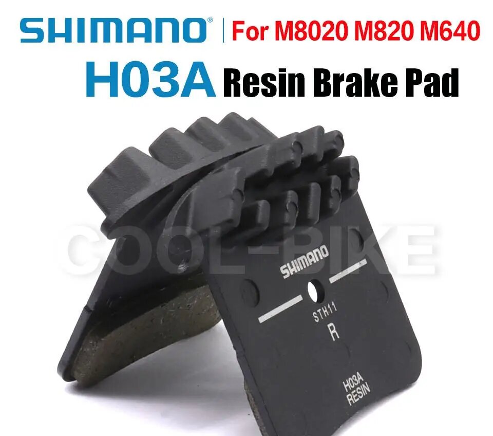 Тормозные колодки для велосипеда Shimano с радиатором (металлизированные (sintered)) - фото №11