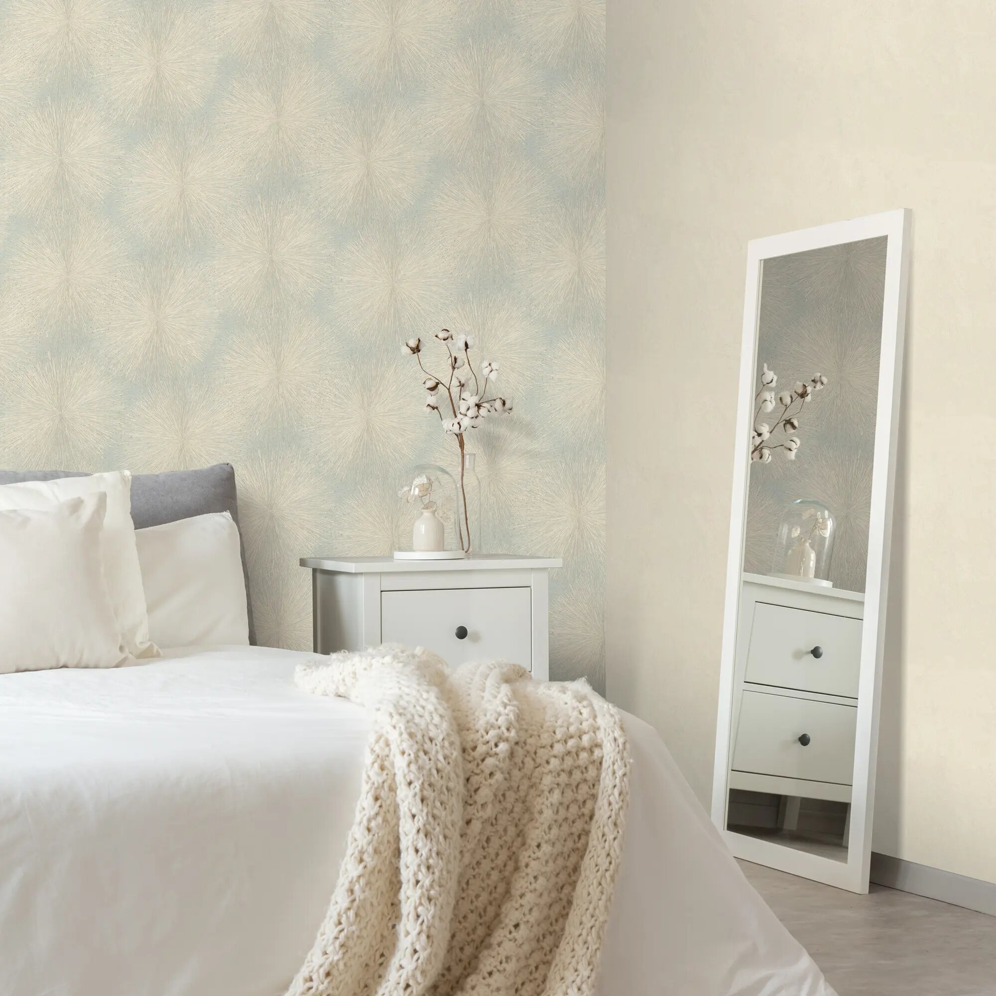Обои флизелиновые Euro Decor Bengal зеленые 1.06 м ED7235-04 - фото №4