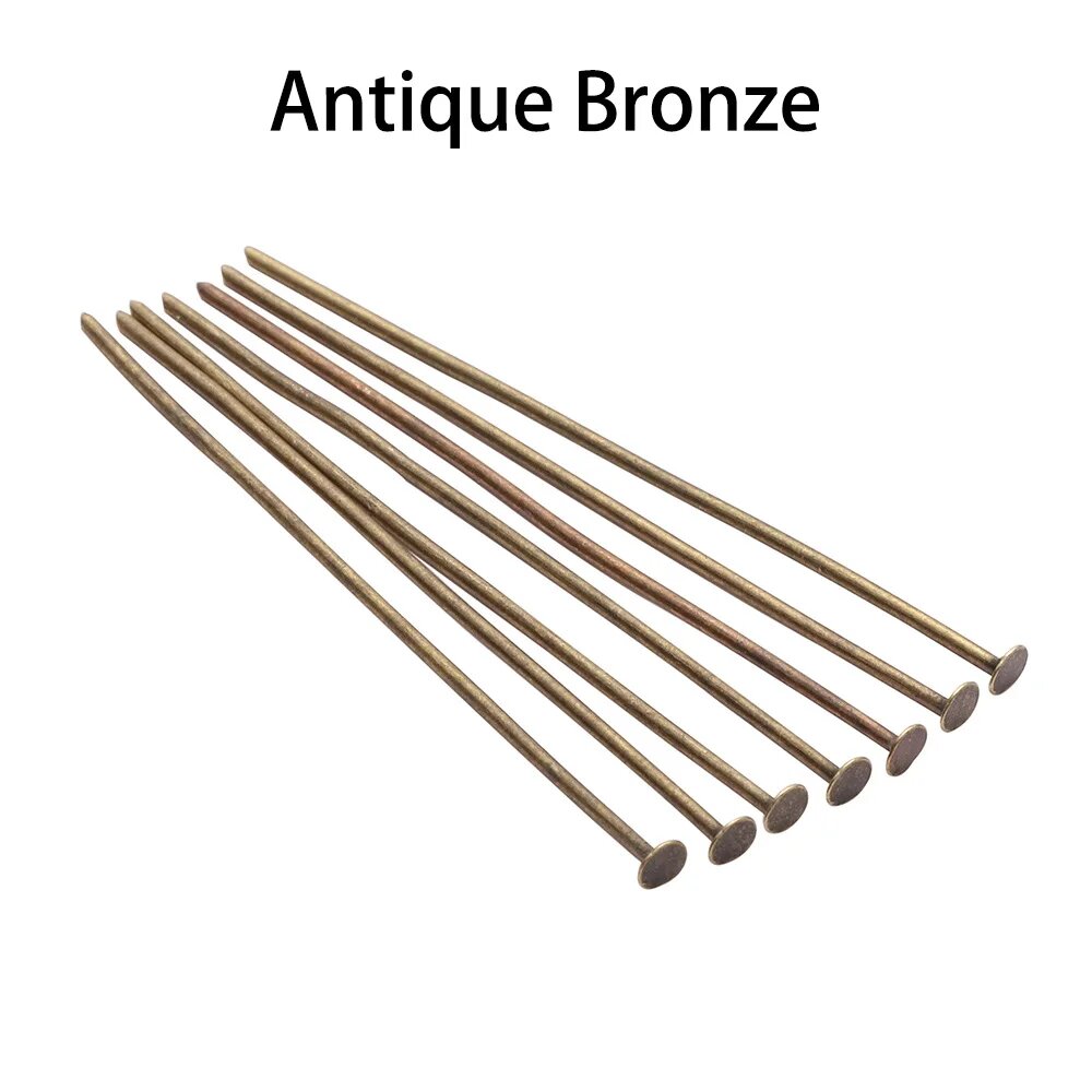 Металлические головные булавки St.kunkka 20-70 мм Antique Bronze 45mm x 200pcs