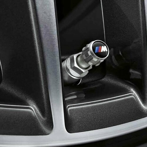 фото Оригинальные колпачки bmw с логотипом m на ниппеля колесного диска , 36122447402