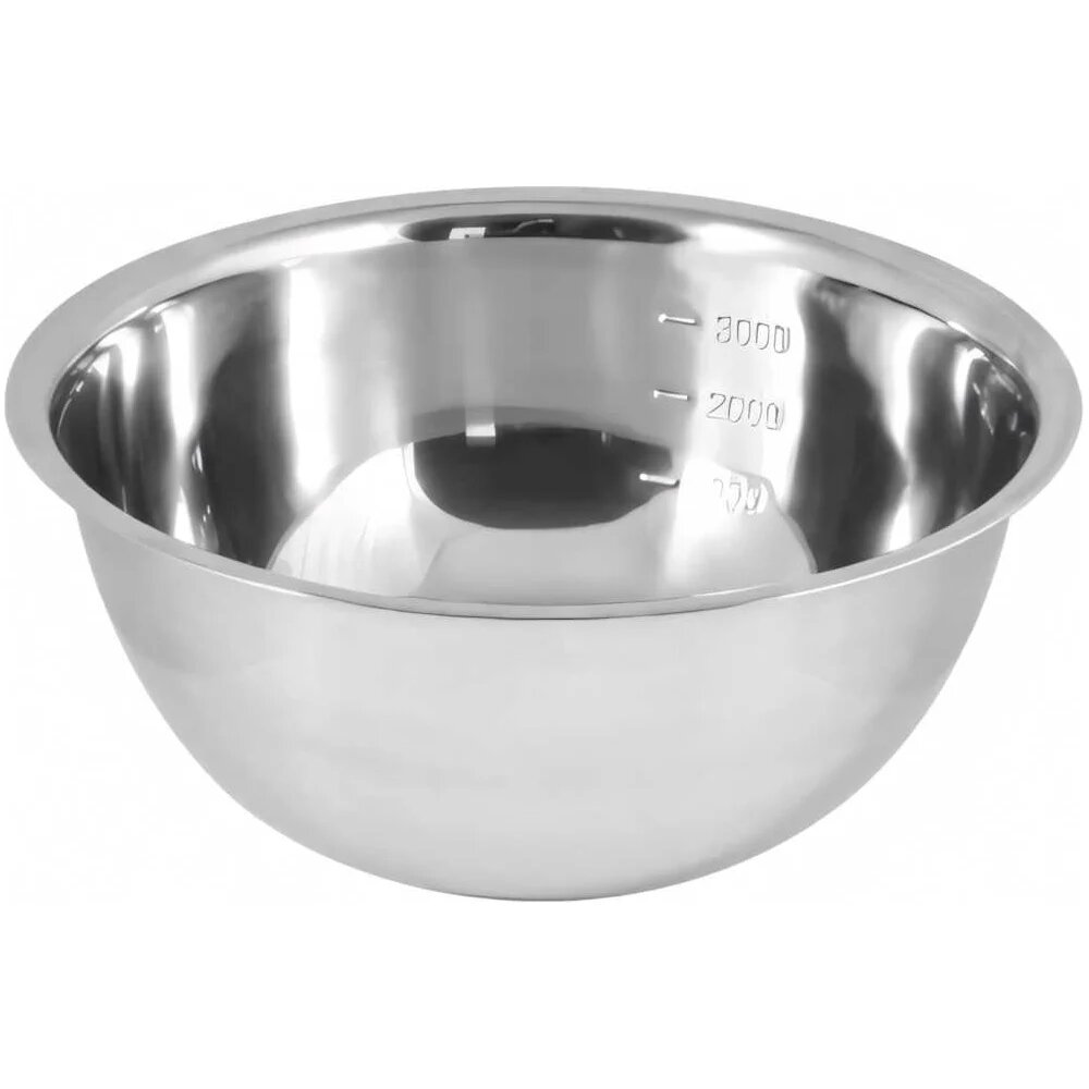 Миска Mallony Bowl-Roll-28 объем 4.3 л из нерж стали зеркальная полировка диа 28 см 00 3279