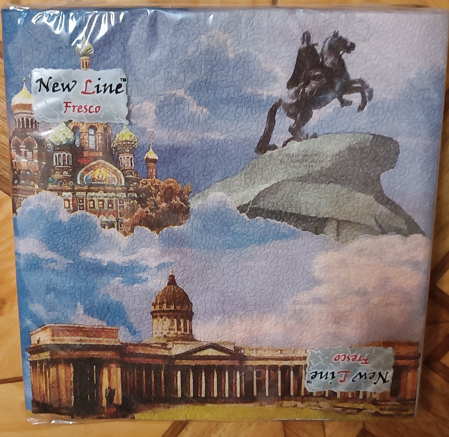 Бумажные салфетки "33х33" 2-х слойные Санкт-Петербург