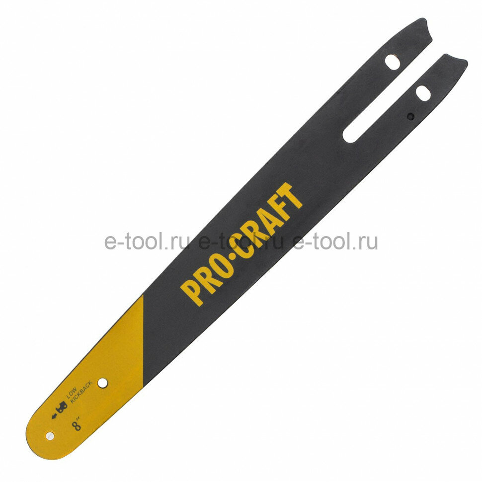 Цепи И Шины Для Электро- Бензопил Комплект пильных цепей и шины ProCraft S8 (2 цепи и 1 шина 8)