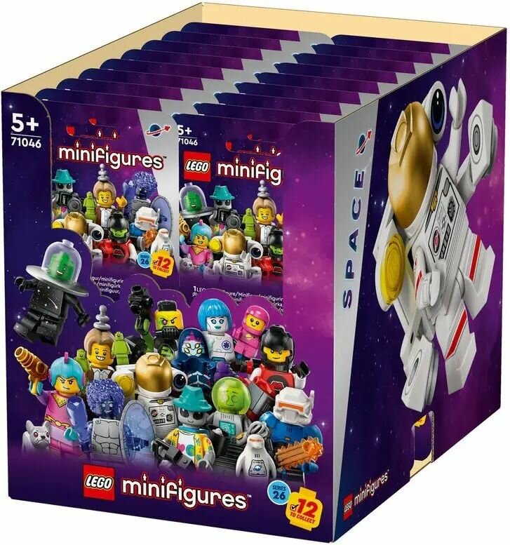 Минифигурки LEGO 71046 Minifigures Серия 26 (Коллекция Минифигурок - 12 шт.)