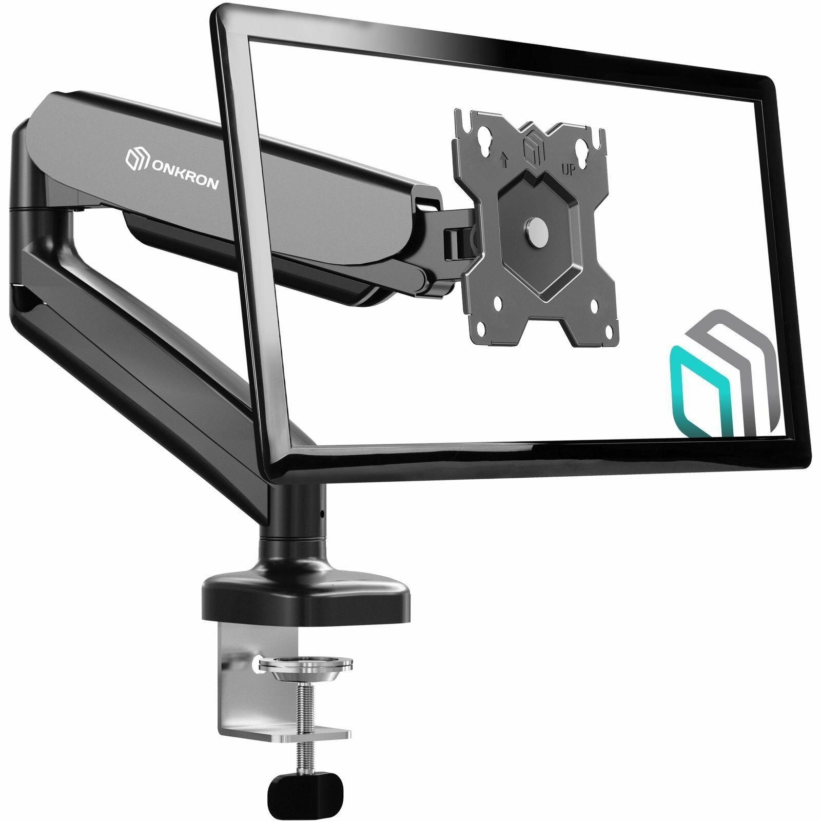 ONKRON кронштейн для монитора (крепление) 13"-32" дюймов настольный, чёрный G50 / подставка под монитор до 8 кг