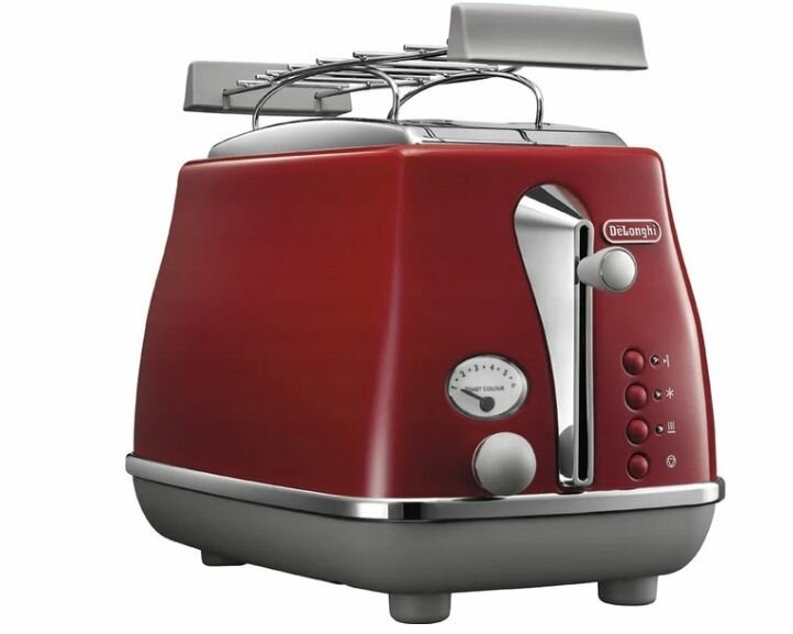 Тостер DeLonghi Icona Capitals CTOC2103. R, красный
