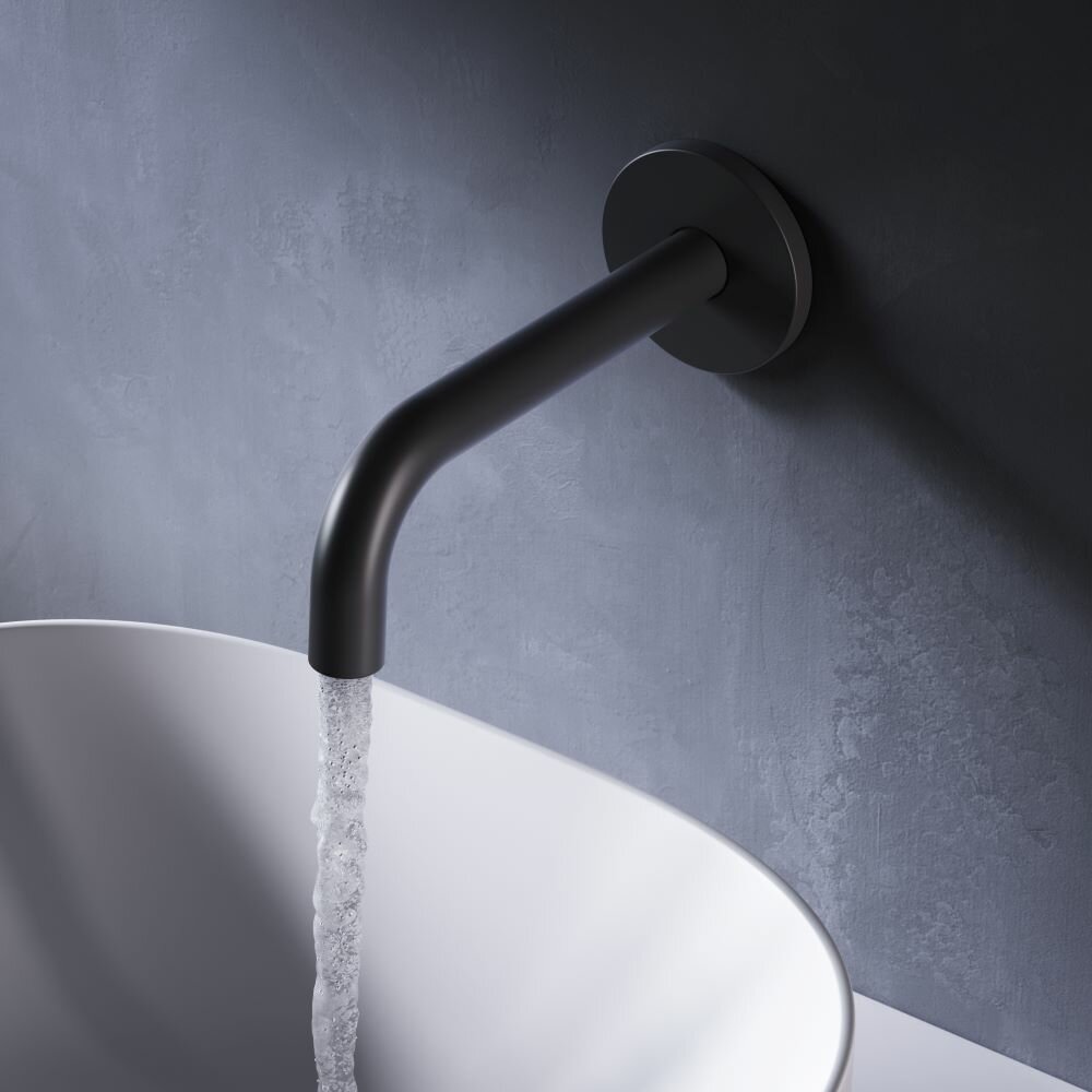 Излив для ванны с душем Am.Pm X-Joy черный - фото №3