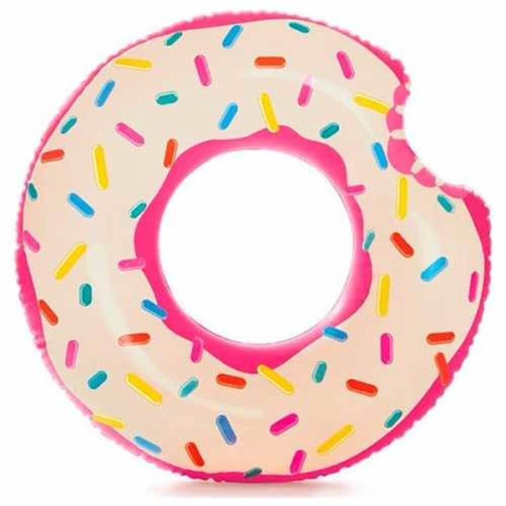 Круг для плавания надувной "Пончик" Intex 56265np Donut Tube, 107 см