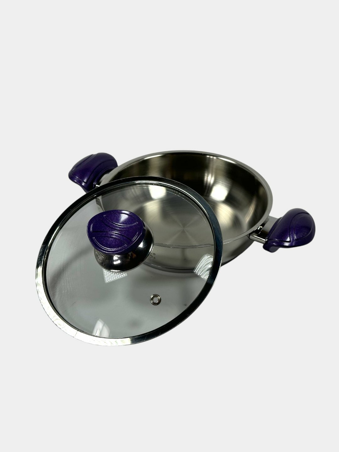 Набор кастрюль O.M.S Collection OMS 1034 S, нержавеющая сталь, Фиолетовый — фото 1